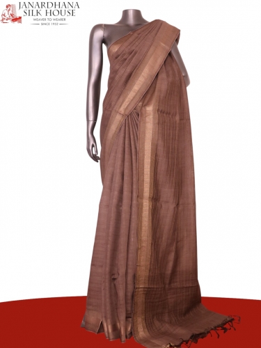 Handloom Pure Tussar Silk Saree